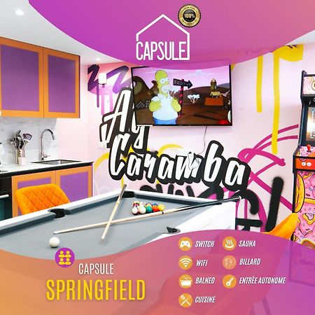 Capsule Springfield - Balneo -Sauna - Billard 杜埃 外观 照片